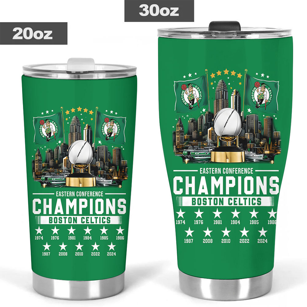 Sportwearmerch Boston Celtics NBA Sports Custom Stanley Cup 40 oz 30 oz 20 oz Tumbler With Handle