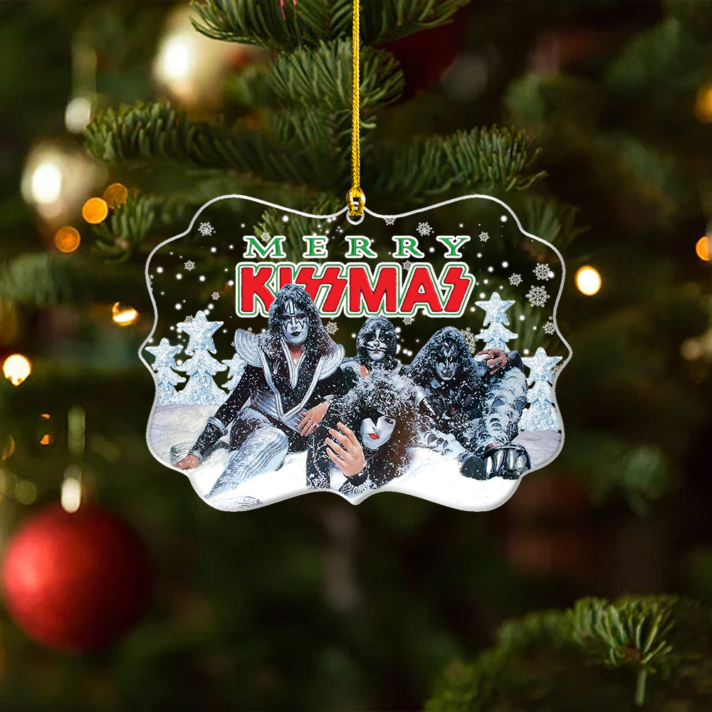 Sportwearmerch Kiss Music Personalized Acrylic Ornament For Fan