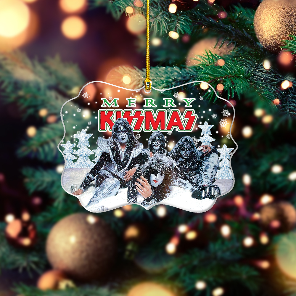 Sportwearmerch Kiss Music Personalized Acrylic Ornament For Fan