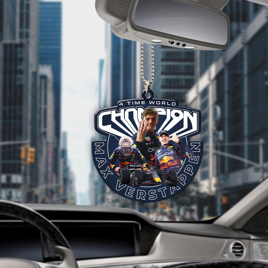 Sportwearmerch Max Verstappen F1 Racing Personalized New Car Ornament For Fan