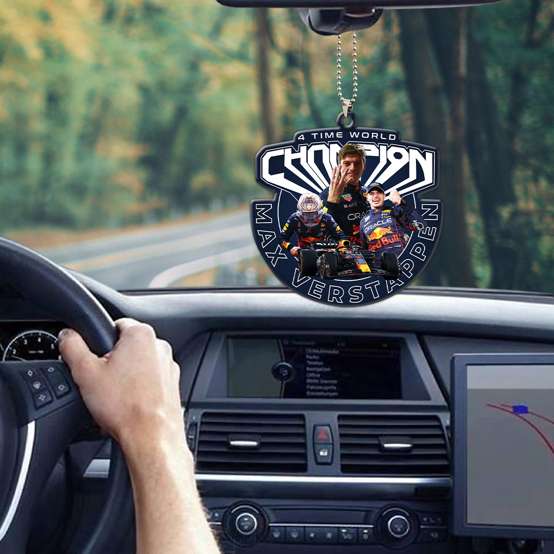 Sportwearmerch Max Verstappen F1 Racing Personalized New Car Ornament For Fan