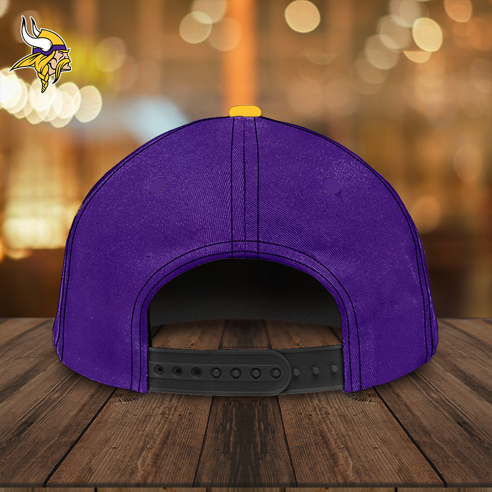 Sportwearmerch Minnesota Vikings NFL Personalized Sports Classic Cap For Fans