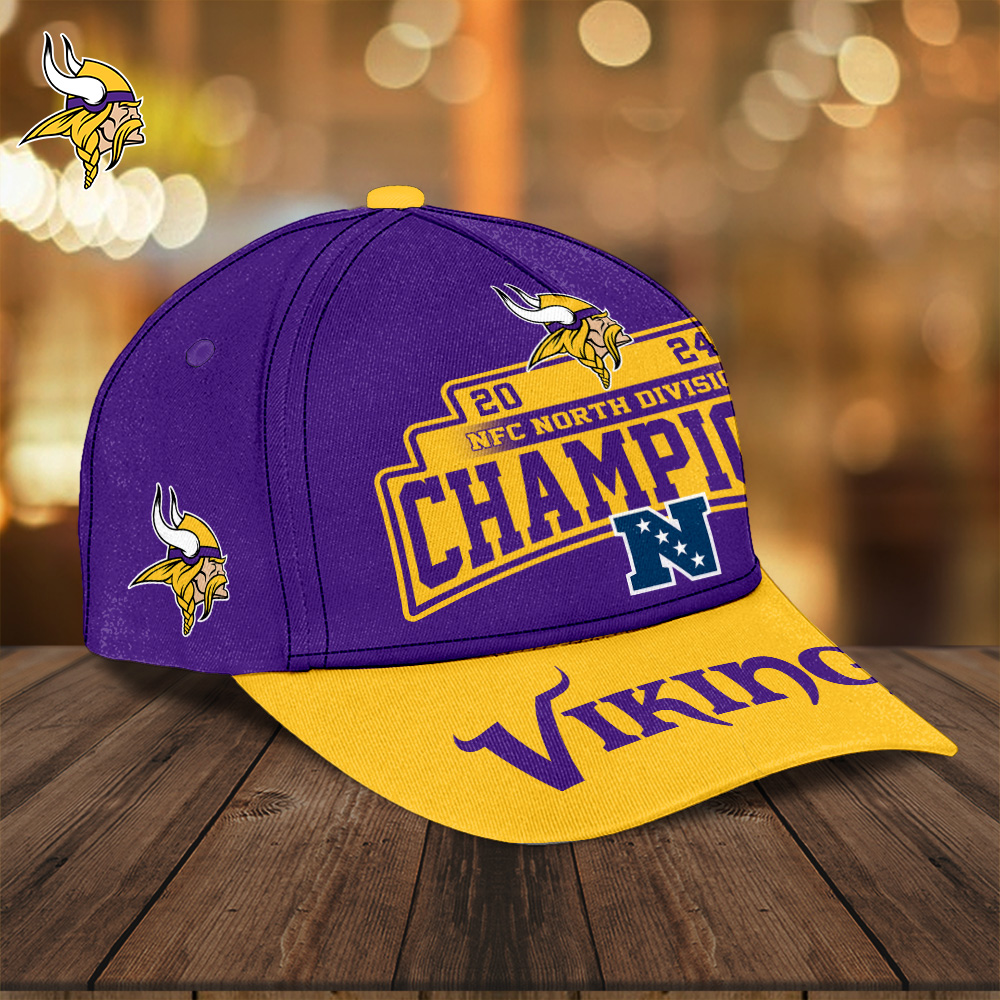 Sportwearmerch Minnesota Vikings NFL Personalized Sports Classic Cap For Fans