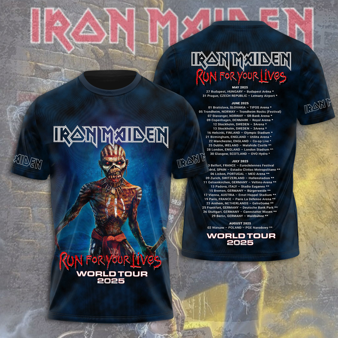 Iron Maiden Music T Shirt Gifts For Fans