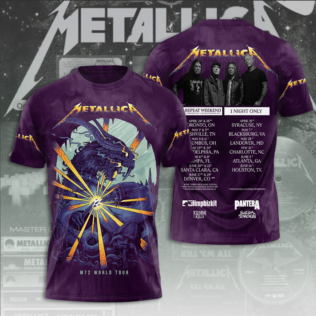 Metallica Music T Shirt Gifts For Fans