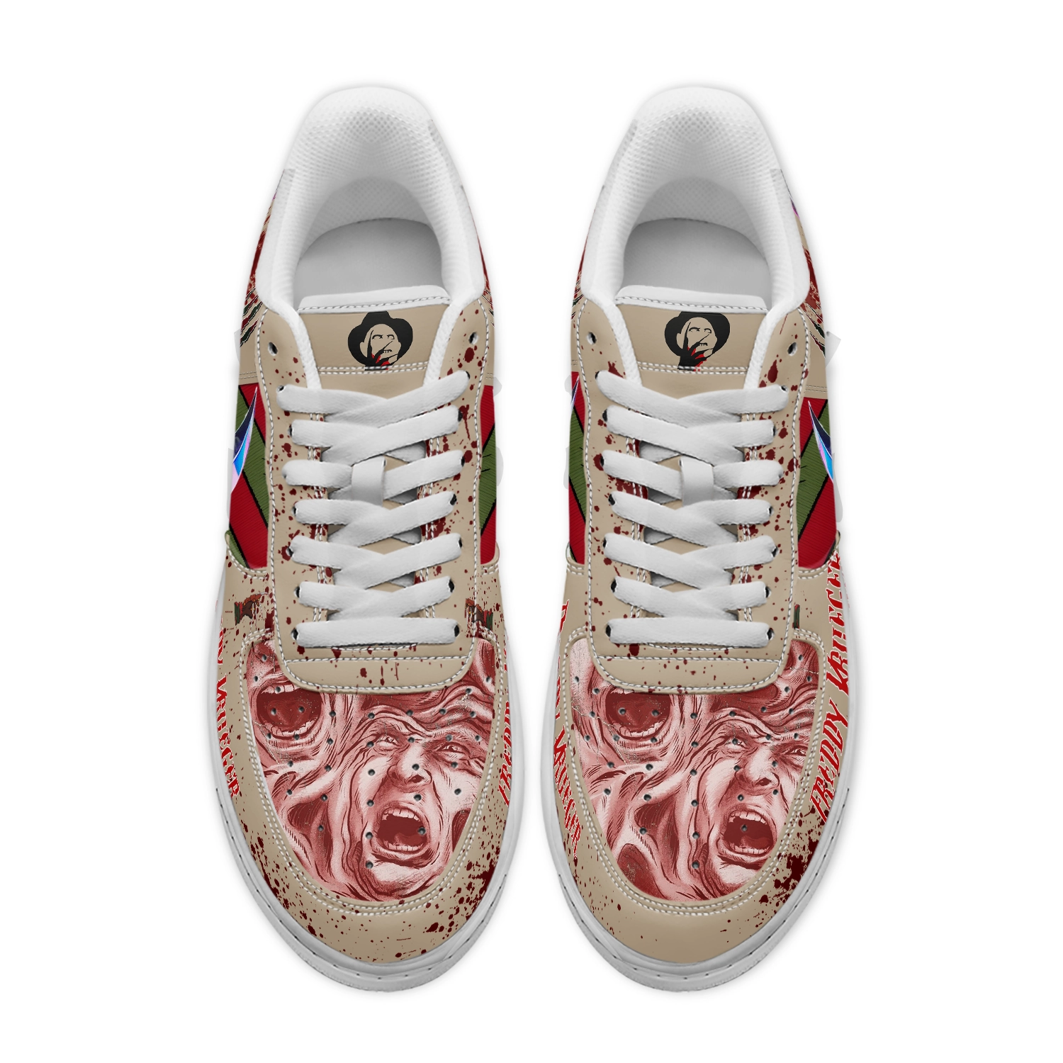 Sportwearmerch Frederick Charles Krueger x Halloween Air Low-Top Sneakers Shoes For Men And Women