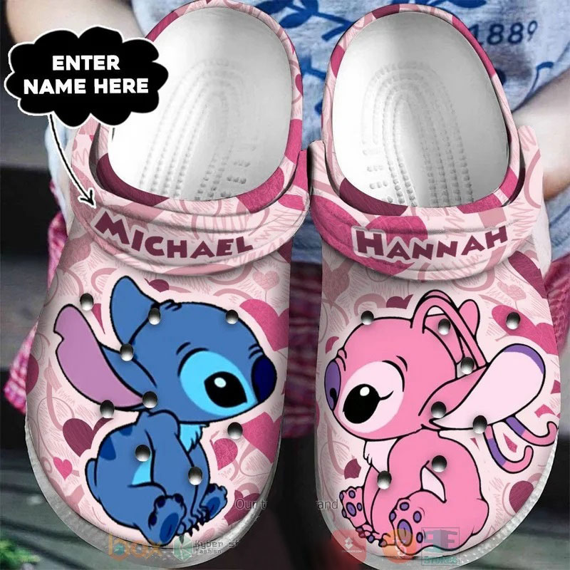 Footwearmerch Lilo And Stitch Crocs Crocband Comfortable Shoes Clogs For Men Women