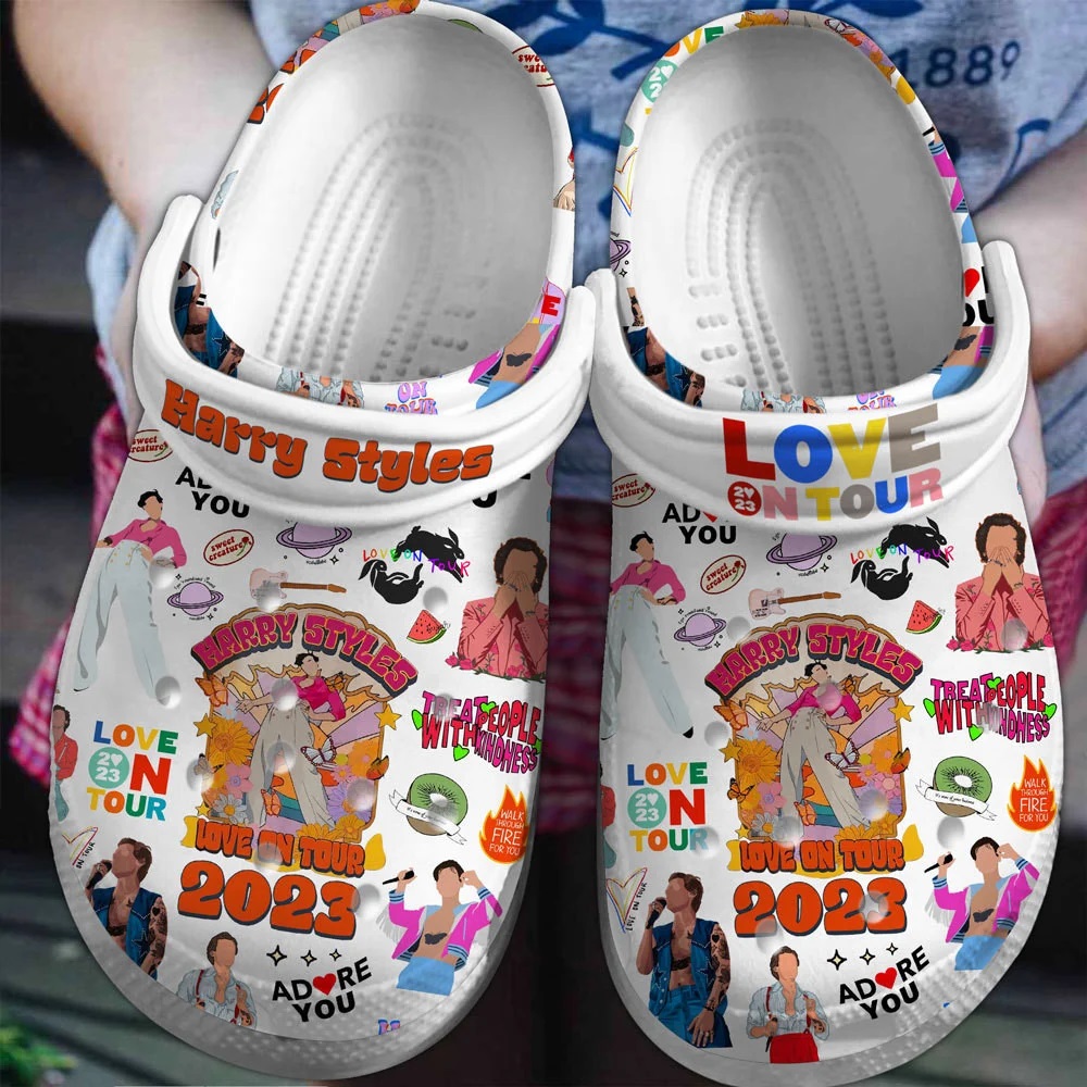 Footwearmerch Harry Styles Singer Music Crocs Clogs Crocband Shoes Comfortable For Men Women