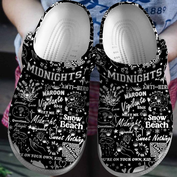 Footwearmerch Taylor Swift Crocs Shoes Comfortable Crocband Clogs