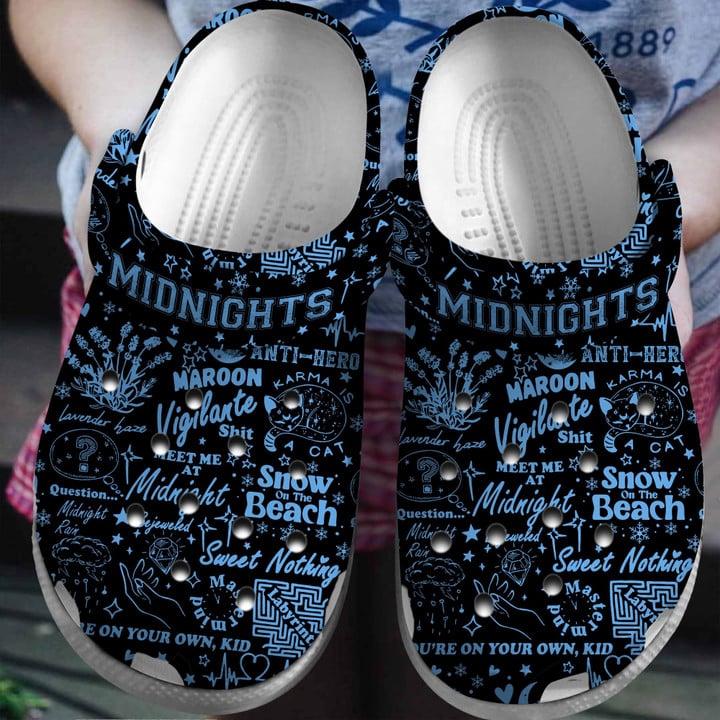 Footwearmerch Taylor Swift Crocs Comfortable Crocband Shoes Clogs