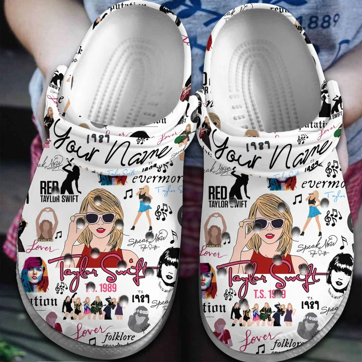 Footwearmerch Taylor Swift Crocs Clogs Crocband Comfortable Shoes