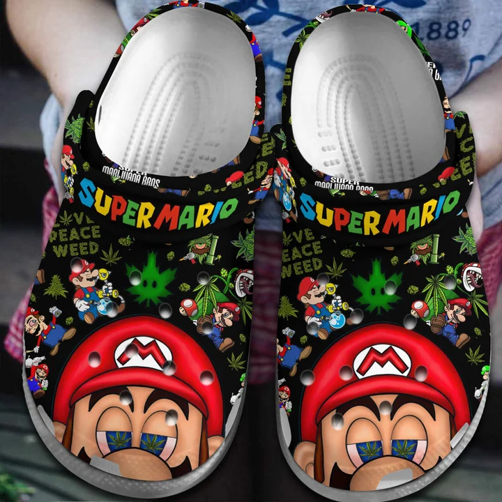 Footwearmerch Super Mario Clogs Crocband Comfortable Shoes Crocs