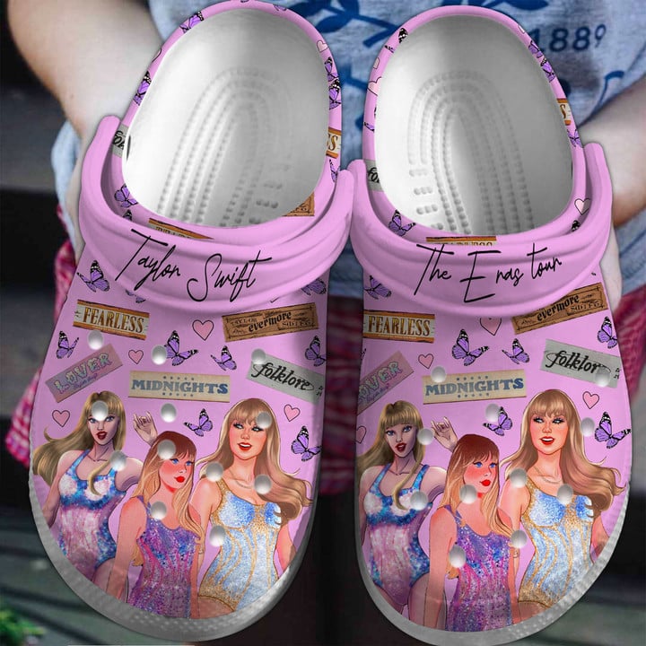 Footwearmerch Taylor Swift Crocs Shoes Crocband Clogs Comfortable