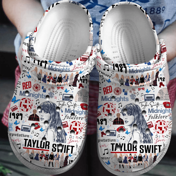 Footwearmerch Taylor Swift Crocs Comfortable Shoes Crocband Clogs