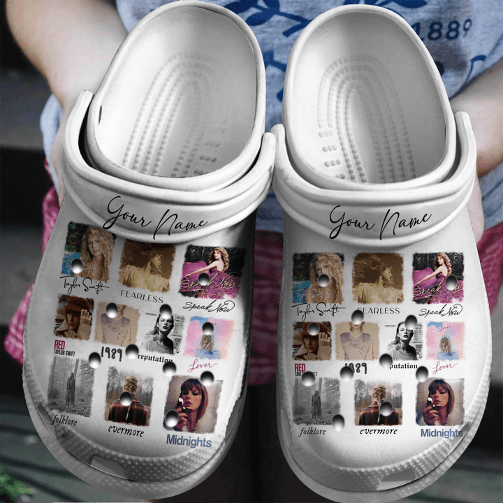 Footwearmerch Taylor Swift Crocband Clogs Comfortable Shoes Crocs