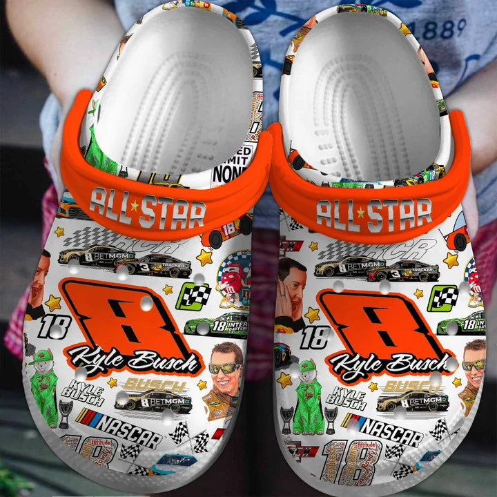 Footwearmerch NASCA National Association for Stock Car Auto Racing Shoes Crocband Clogs Crocs
