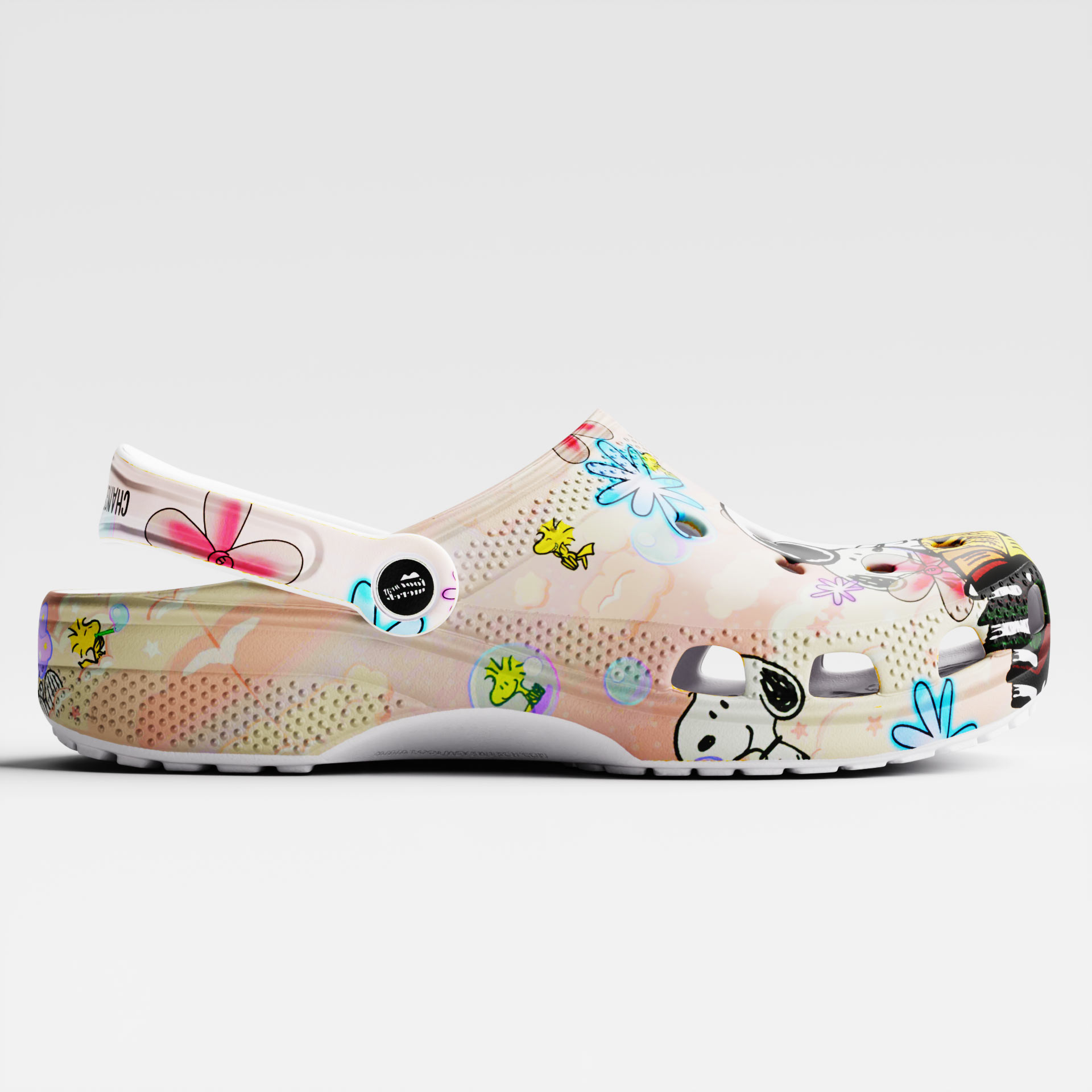 Footwearmerch Snoopy Peanuts Cartoon Dog Crocs 3D Clog For Men Women Kids Shoes