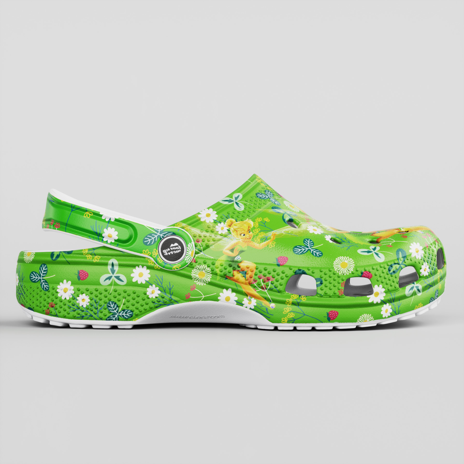 Footwearmerch Tinkerbell Garden Fairy Clog Shoes for Women Men Kids