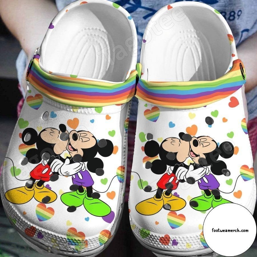 Footwearmerch LGBT Pride Month Crocs Crocband Clogs Shoes Comfortable For Men Women and Kids