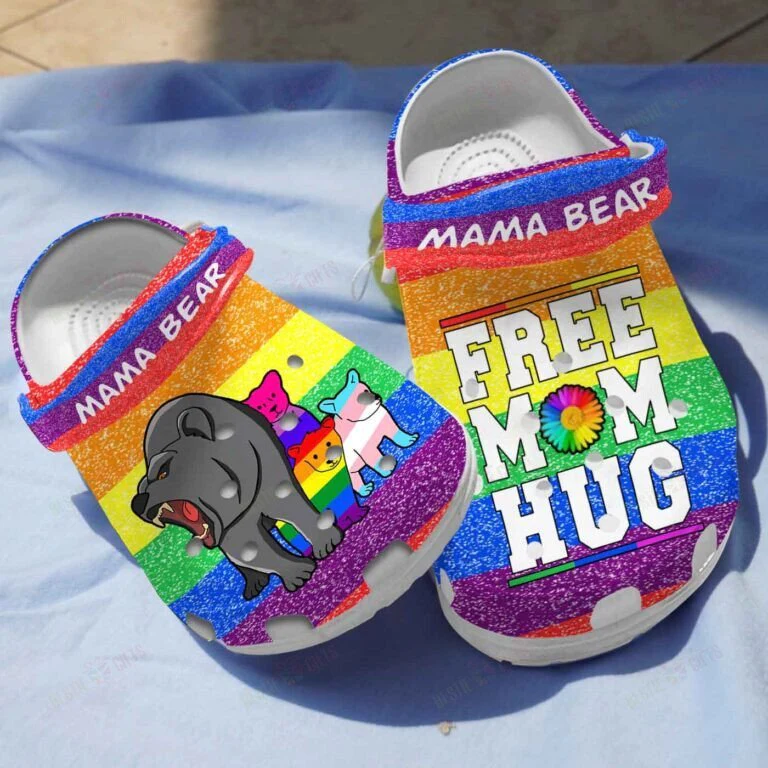Footwearmerch LGBT Pride Month Crocs Crocband Clogs Custom Name For Men Women and Kids