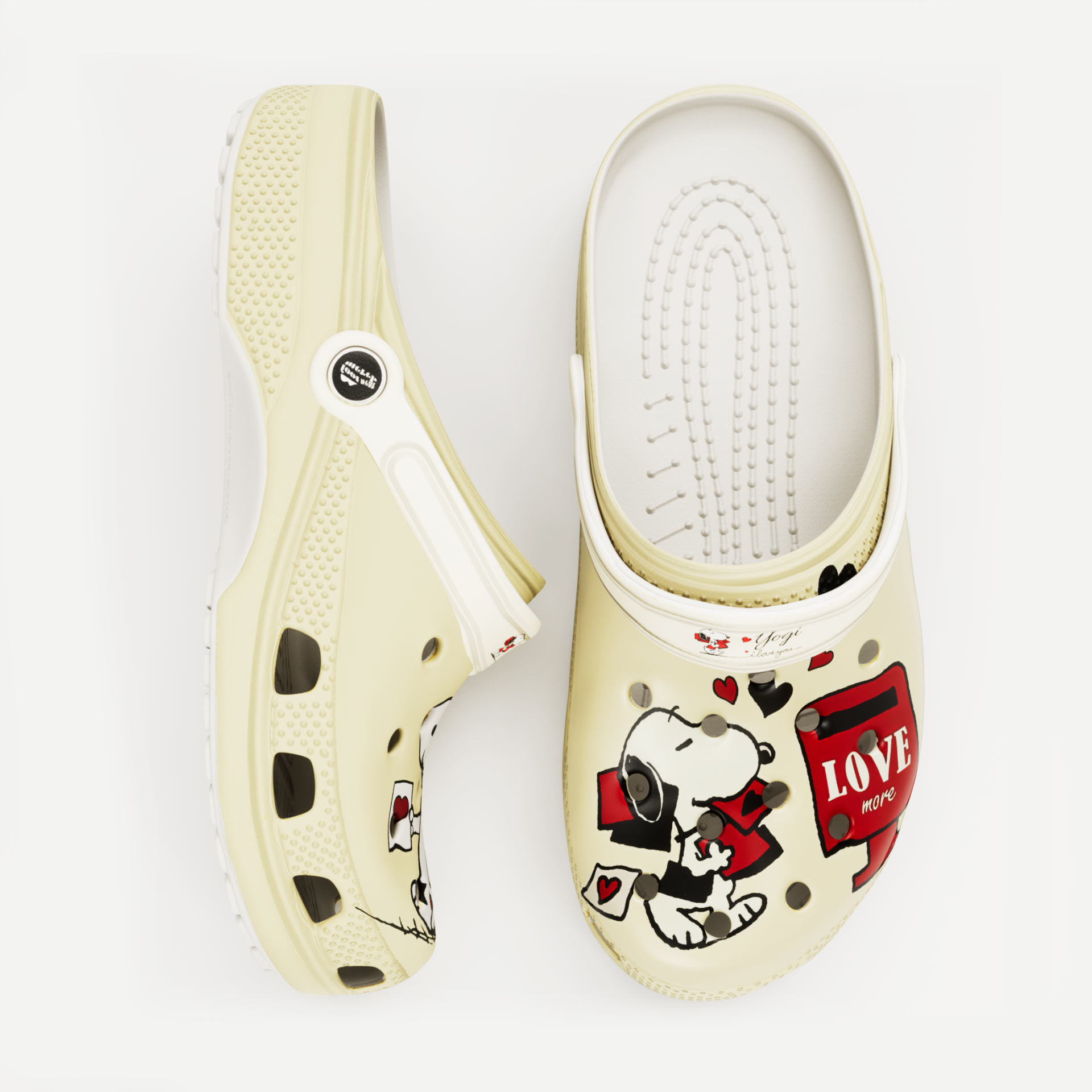 Footwearmerch Snoopy Peanuts Cartoon Dog Crocs 3D Clog Shoes