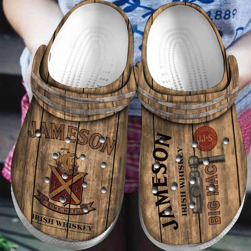 Footwearmerch Alcohol Jameson Irish Whiskey Big Mac Rubber clog Shoes Comfy Footwear