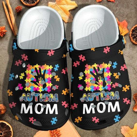 Footwearmerch Autism Awareness Day Autism Mom Hand In Hand Crocband Clog Shoes