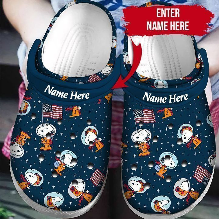Footwearmerch Autism Awareness Snoopy Custom Name clog Shoes