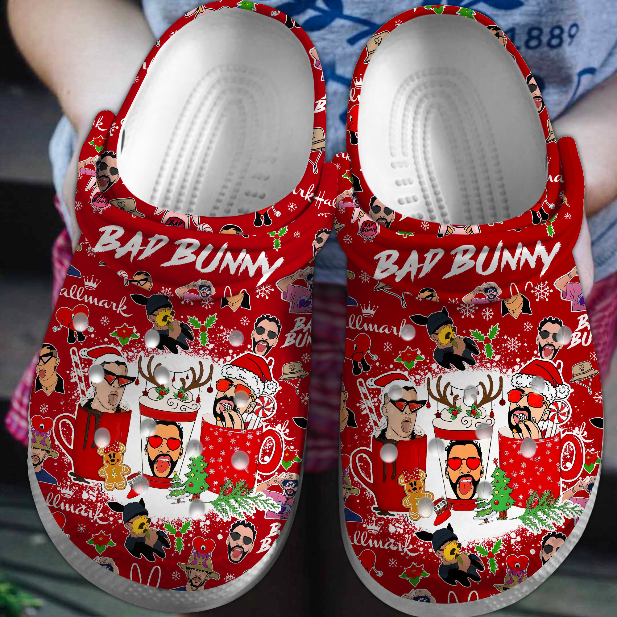 Footwearmerch Bad Bunny Music Crocs Crocband Clogs Shoes Comfortable For Men Women and Kids1