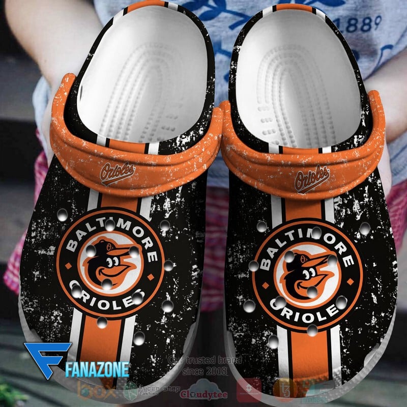 Footwearmerch Baltimore Orioles MLB Sport Crocs Clogs Crocband Comfortable For Men Women and Kids