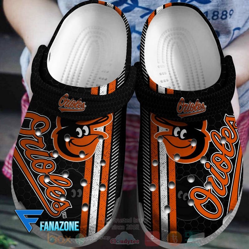 Footwearmerch Baltimore Orioles MLB Sport Crocs Clogs Crocband Shoes Comfortable For Men Women and Kids