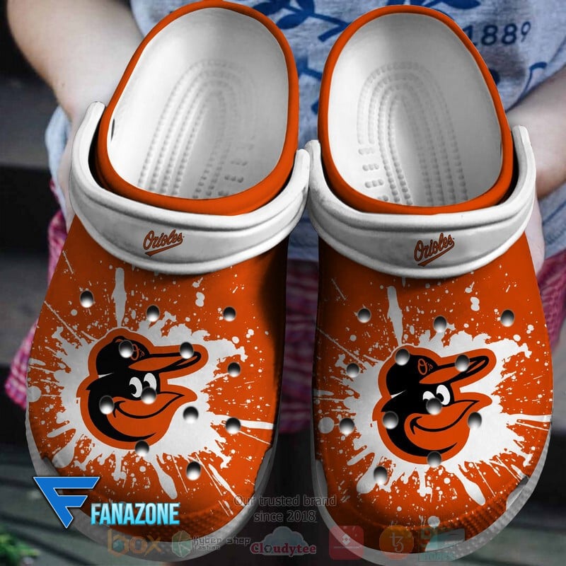 Footwearmerch Baltimore Orioles MLB Sport Crocs Clogs Crocband Shoes Comfortable For Men Women and Kids