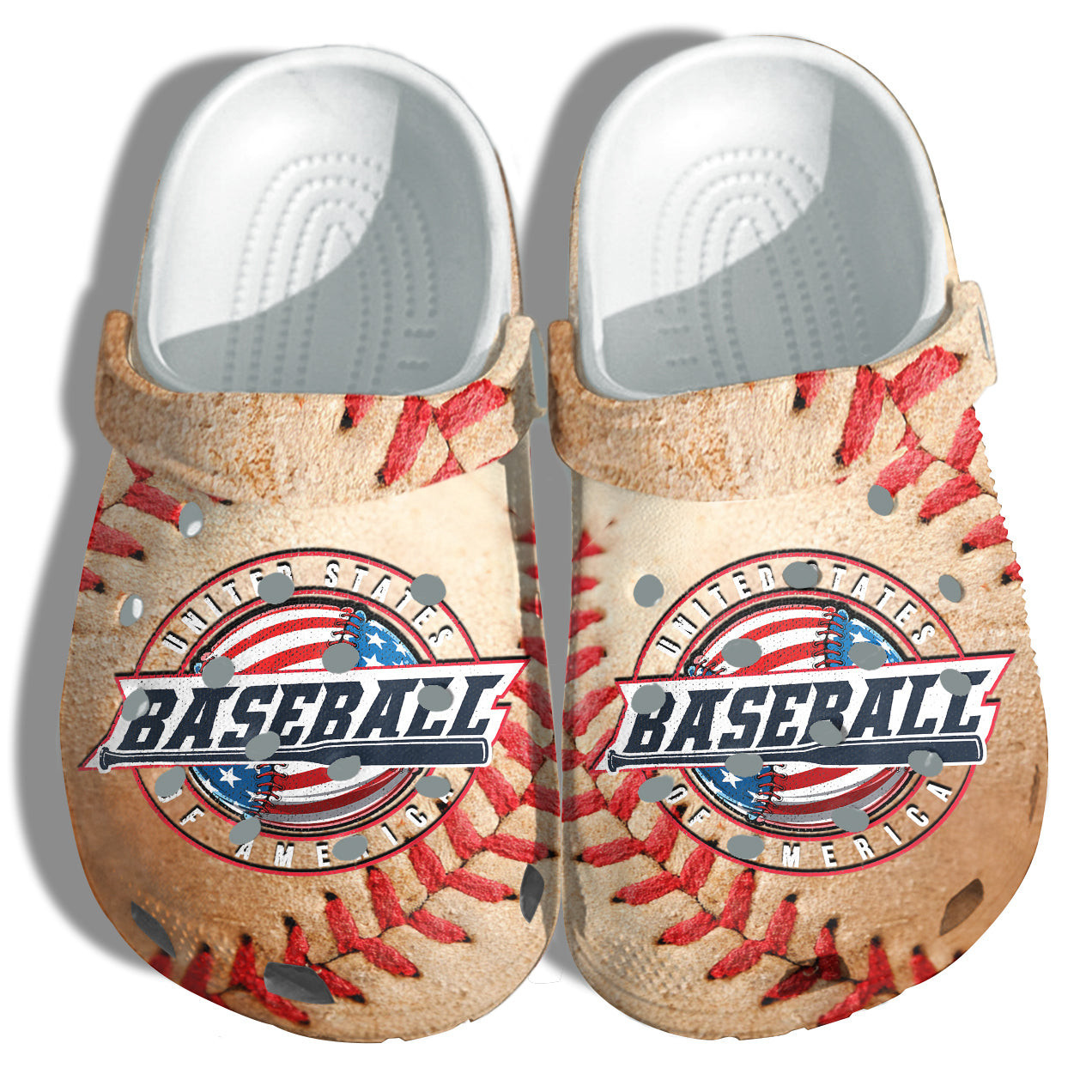 Footwearmerch Baseball United States Of America 4Th Of July Shoes Gift Men Women - Usa Sport Lovers America Flag Shoes Birthday Gift