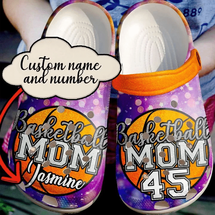 Footwearmerch Basketball - Basketball Glowing Mom Clog Shoes For Men And Women