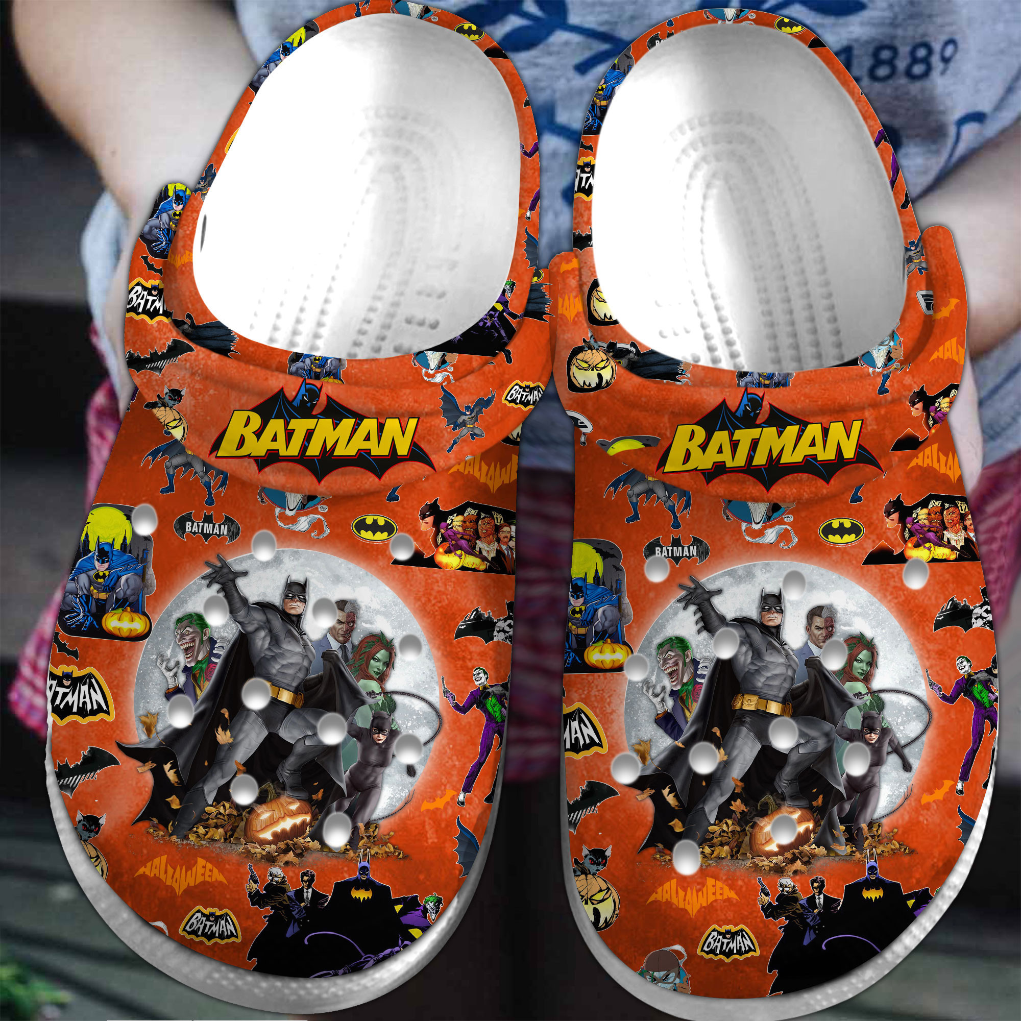 Footwearmerch Batman TV Series Crocs Crocband Clogs Shoes Comfortable For Men Women and Kids