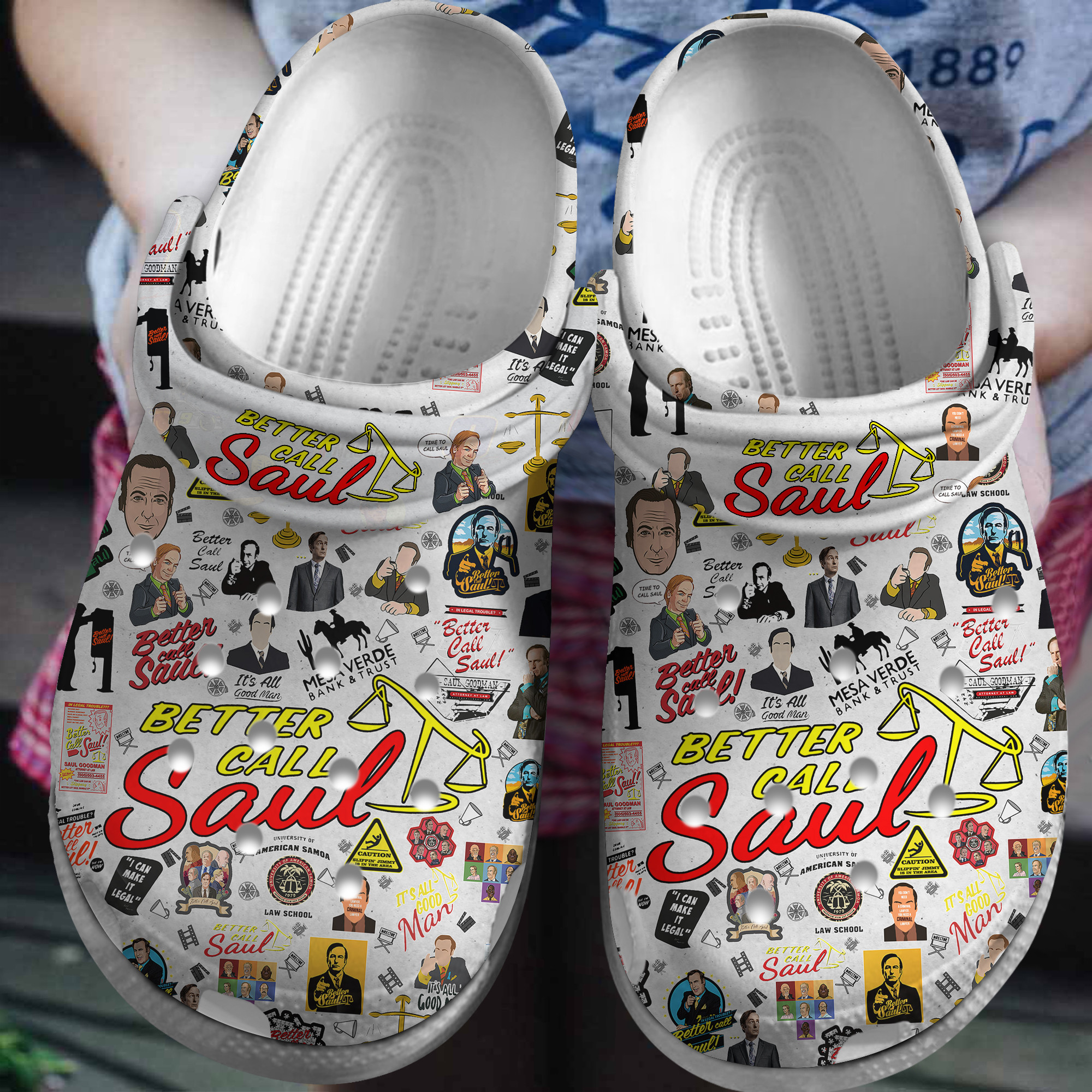 Footwearmerch Better Call Saul TV Series Crocs Crocband Clogs Shoes Comfortable For Men Women and Kids