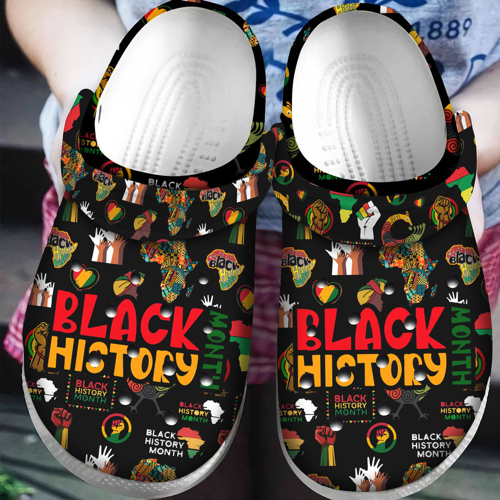 Footwearmerch Black History Month African American Classic Clogs Shoes