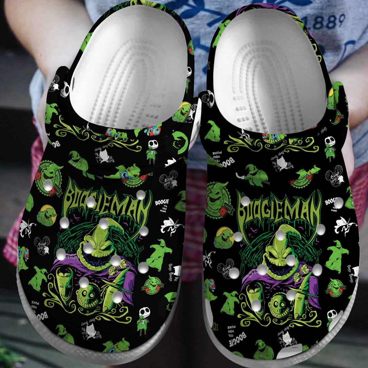 Footwearmerch Boogeyman Cartoon Crocs Crocband Clogs Shoes Comfortable For Men Women and Kids