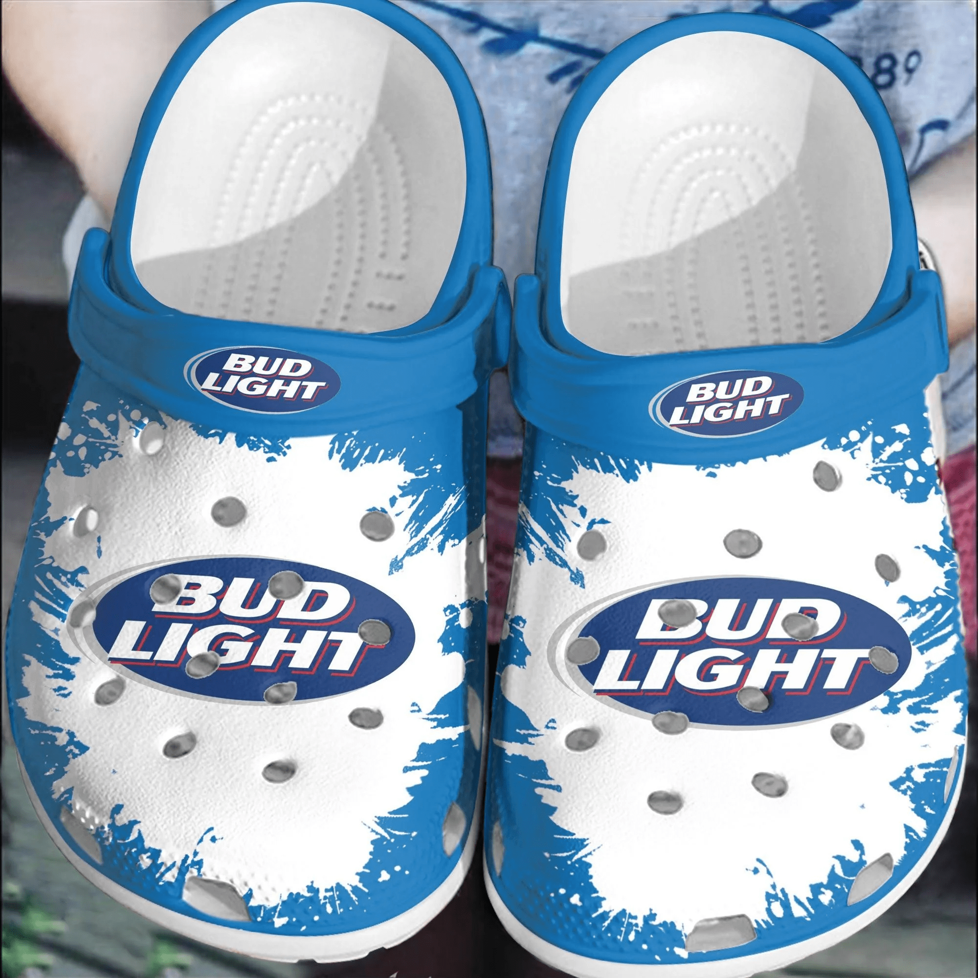 Footwearmerch Bud Light Beer Crocband Comfortable Shoes Clogs Crocs For Men Women