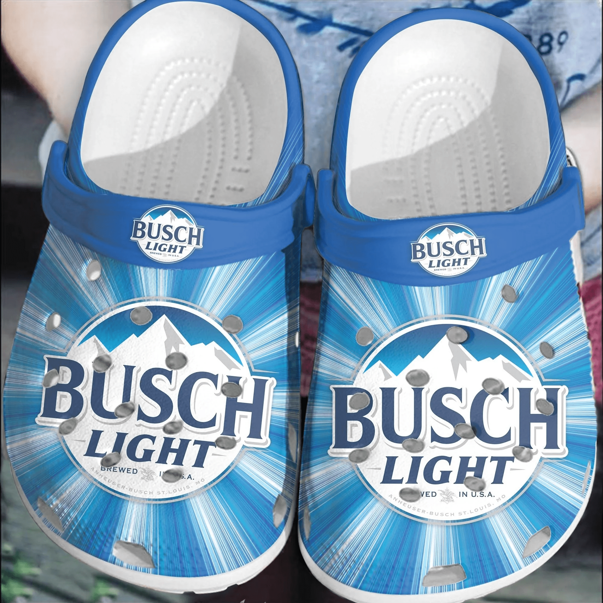 Footwearmerch Busch Light Beer Clogs Crocband Shoes Comfortable For Men Women