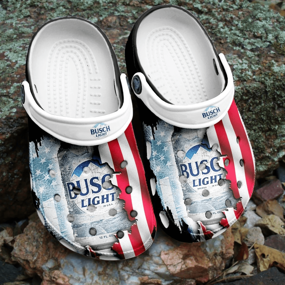 Footwearmerch Busch Light Beer Crocband Shoes Clogs Comfortable For Men Women