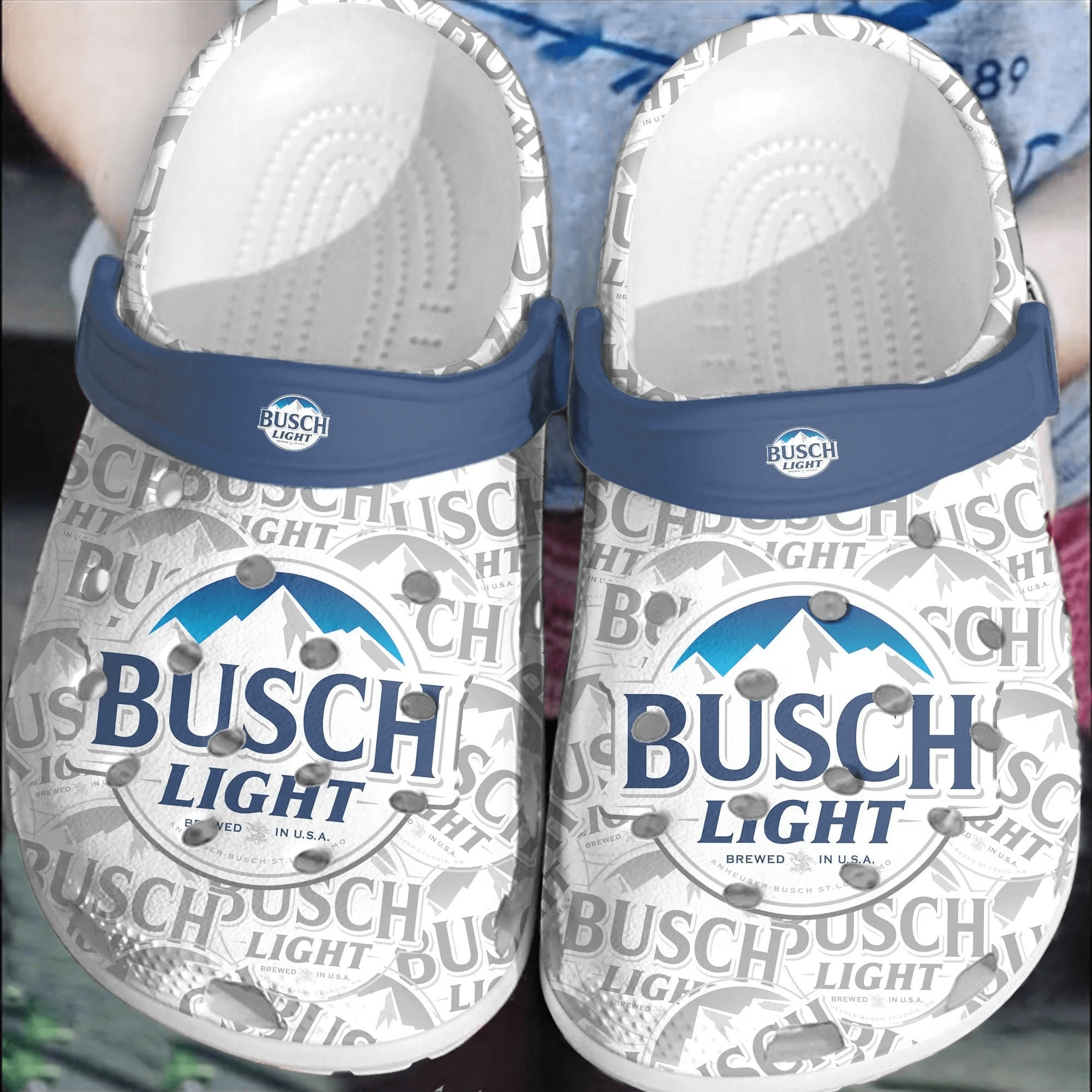 Footwearmerch Busch Light Beer Crocband Shoes Comfortable Crocs Clogs For Men Women
