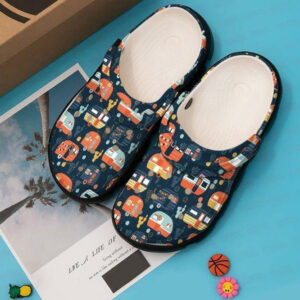 Footwearmerch Camping Tropical Forest 12 Personalized Gift For Lover Rubber clog Shoes Comfy Footwear