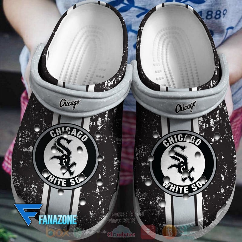 Footwearmerch Chicago White Sox MLB Sport Crocs Clogs Crocband Shoes Comfortable For Men Women and Kids