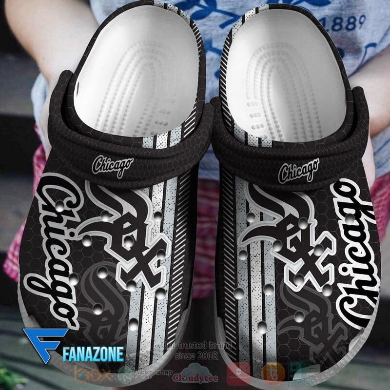 Footwearmerch Chicago White Sox MLB Sport Crocs Clogs Crocband Shoes Comfortable For Men Women and Kids