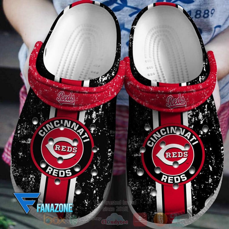 Footwearmerch Cincinnati Reds MLB Sport Crocs Clogs Crocband Shoes Comfortable For Men Women and Kids