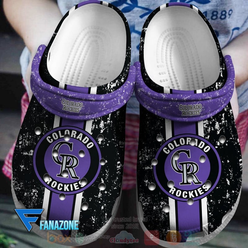 Footwearmerch Colorado Rockies MLB Sport Crocs Clogs Crocband Shoes Comfortable For Men Women and Kids