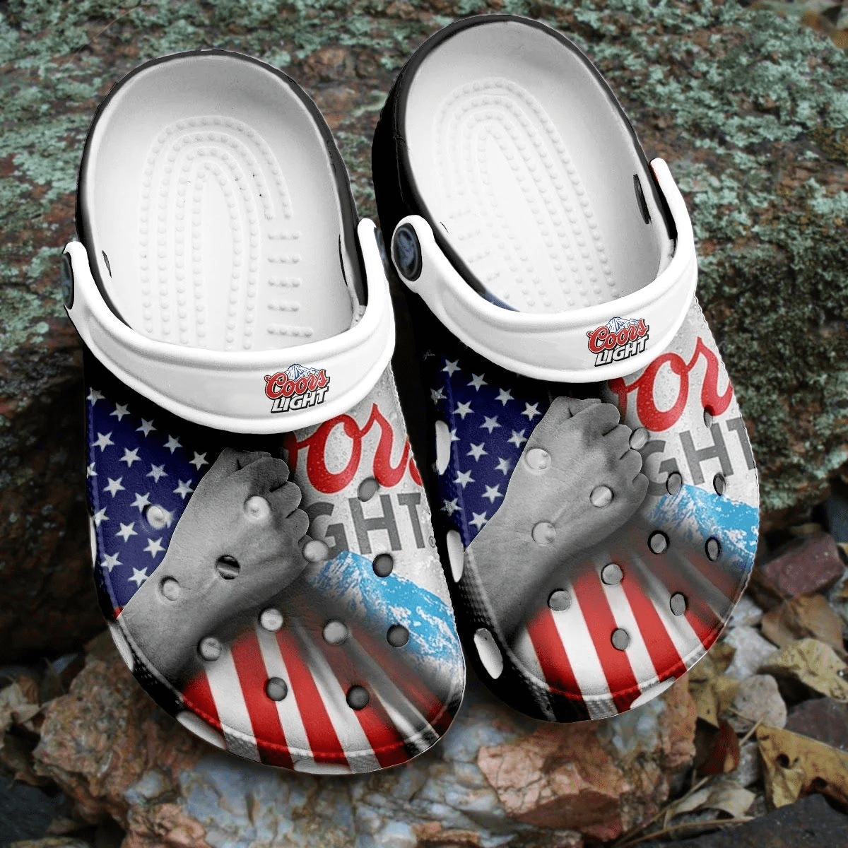 Footwearmerch Coors Light Beer Adults Crocs Shoes Comfortable Crocband Clogs For Men Women
