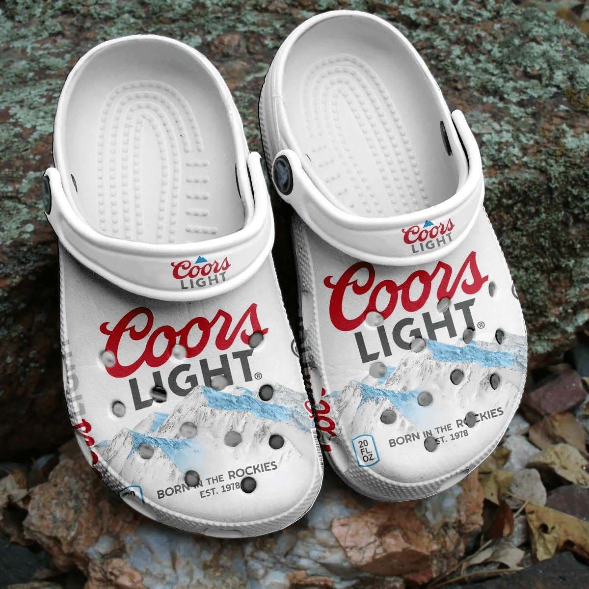 Footwearmerch Coors Light Beer Clogs Shoes Crocs Crocband Comfortable For Men Women
