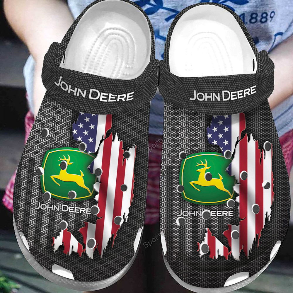 Footwearmerch Crack Jd Equipment American Flag Clog Shoes